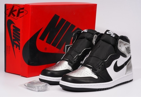 Air Jordan 1 High OG Retro "Silver Toe" size 36-46