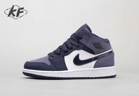 Air Jordan 1 Mid Obsidian Sanded Purple 36-46