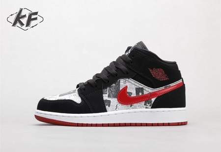 Air Jordan 1 Mid Newspaper Air Times 36-46