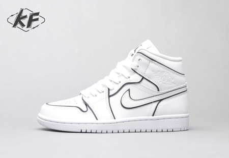 Air Jordan 1 Mid Iridescent Reflective White 36-46