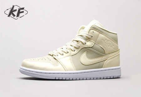 Air Jordan 1 MidGoose Feather Yellow 36-46