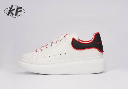 Alexander McQueen Oversized White Black Red Outline SIZE: 35-45