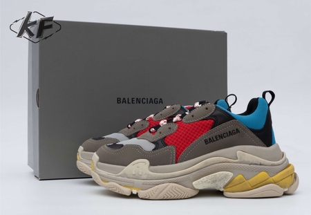 Balenciaga Triple S Grey Red Blue (2018 Reissue) SIZE: 35-45