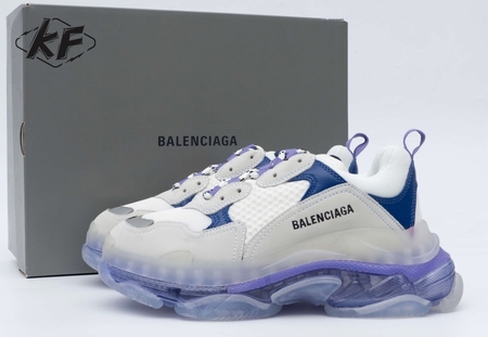 Balenciaga Triple S Clear Sole Blue (W) 35-45