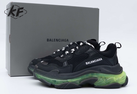 Balenciaga Triple S Black Yellow Fluo 35-45