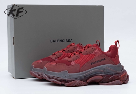 Balenciaga Triple S Burgundy Red 35-45