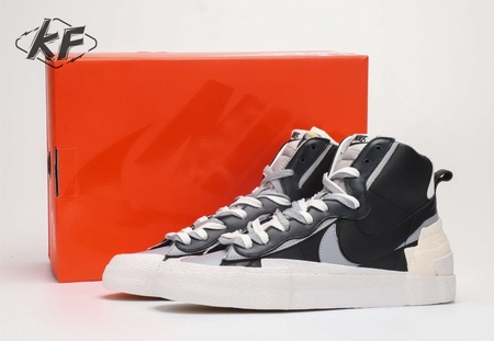 Sacai x Nike Blazer Mid Black Grey 36-46