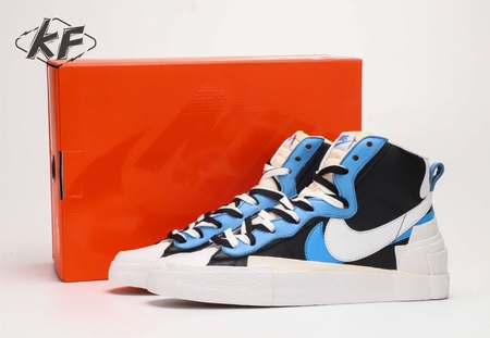 Sacai x Nike Blazer Mid White Black Legend Blue 36-46