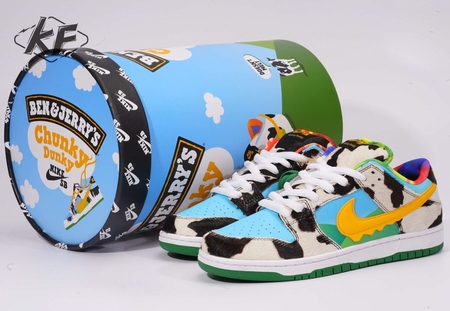 Nike SB Dunk Low Ben & Jerry's Chunky Dunky (With Special Barrel Box) 36-46