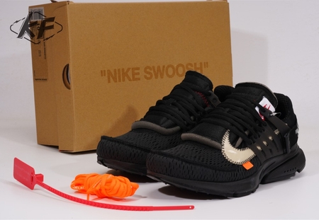 off-white x Air presto 2.0 Black SP: 40-47.5