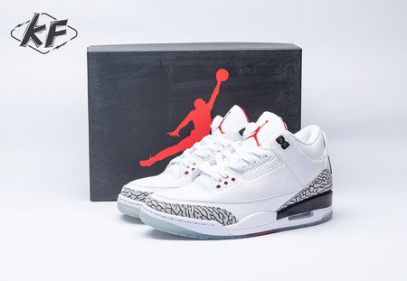 Jordan 3 Retro Free Throw Line White Cement 923096-101 Size 40-47