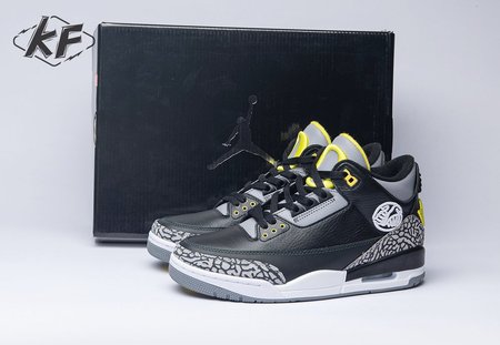 Jordan 3 Retro Oregon Ducks Pit Crew Black HO11-MNJDLS-5 Size 40-47.5