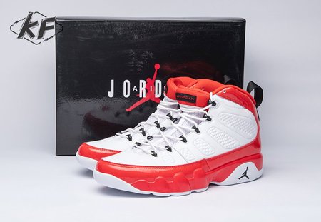 Jordan 9 Retro White Gym Red 302370-160 Size 40-47.5