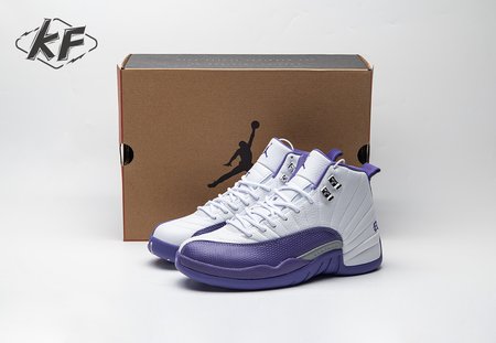 Air Jordan 12 White Purple Size 40-47.5