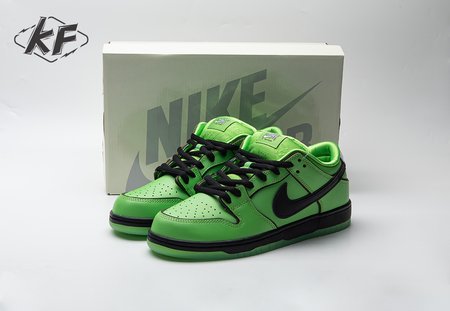 The Powerpuff Girls x Nike SB Dunk Low Buttercup Size 36-48