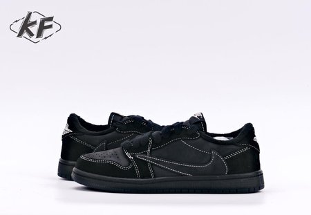 Travis Scott x Air Jordan 1 Low Black Phantom(child) Size 27.5-35