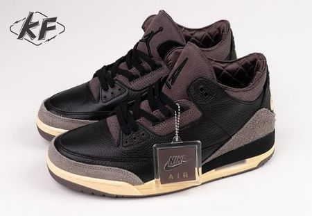 A Ma Maniere x Air Jordan 3 "Black" Size 36-47.5